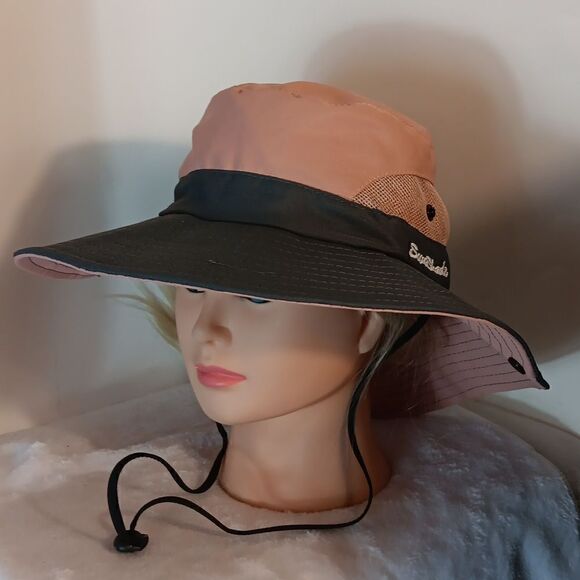 Sun Shade Ponytail Sun Hat w UV Protection - Picture 2 of 6